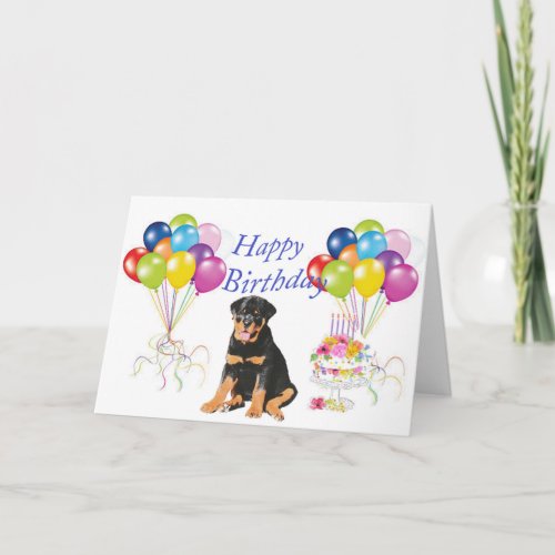 Rottweiler Card