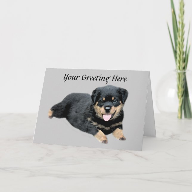 Rottweiler Card (Front)