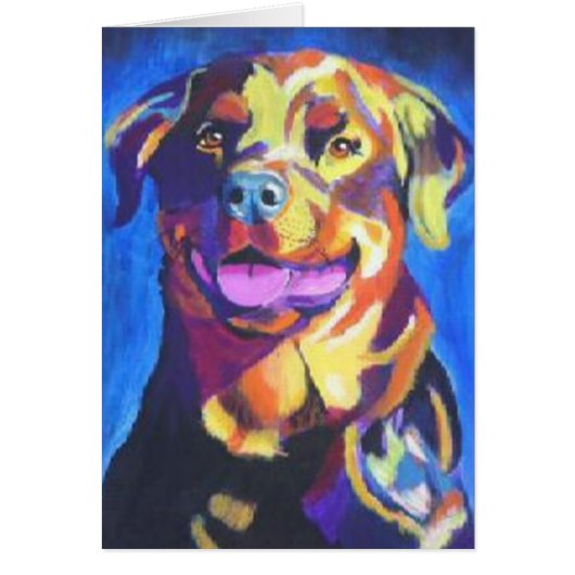 rottweiler cards (Front)