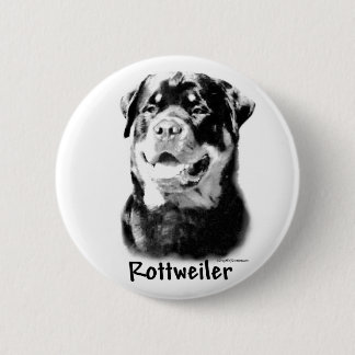 Rottweiler Charcoal - Button