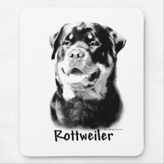 Rottweiler Charcoal Mouse Pad