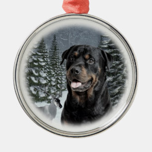 Rottweiler Christmas Ornament