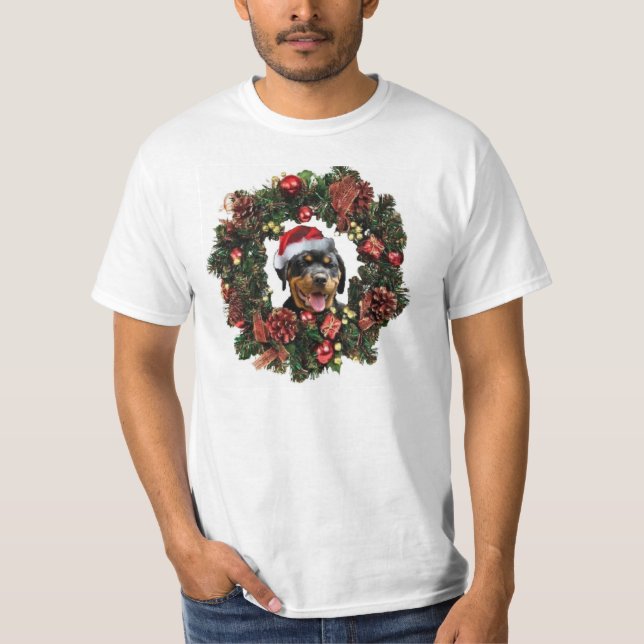 Rottweiler Christmas Shirt (Front)