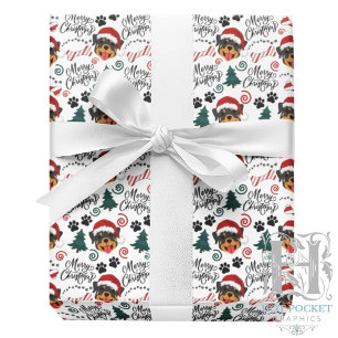 Rottweiler Christmas Wrapping Paper