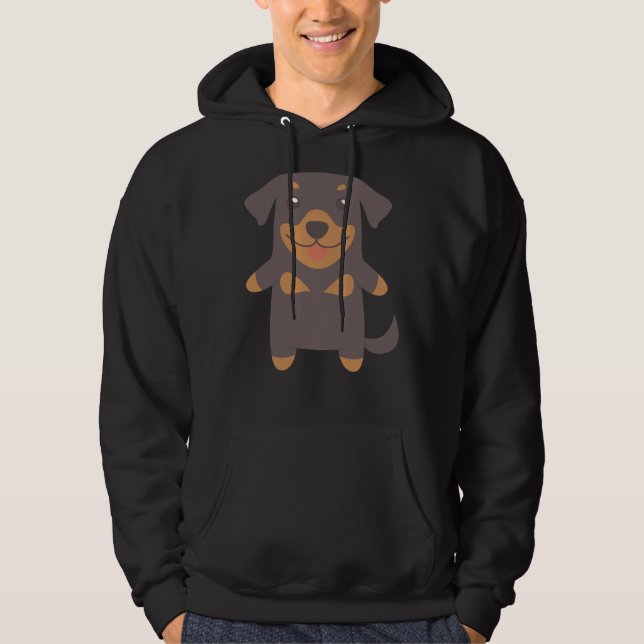 Rottweiler Classic 26 Hoodie (Front)