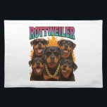 Rottweiler  cloth placemat<br><div class="desc">Rottweiler</div>