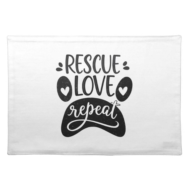 Rottweiler   cloth placemat (Front)