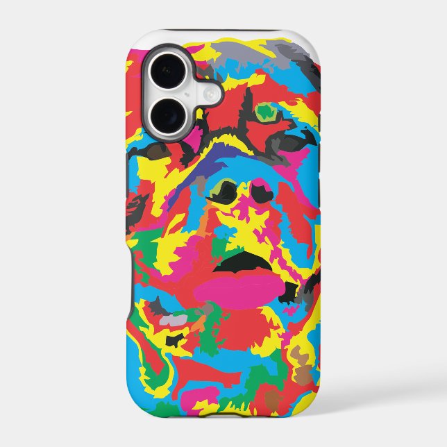 rottweiler color iphone case (Back)