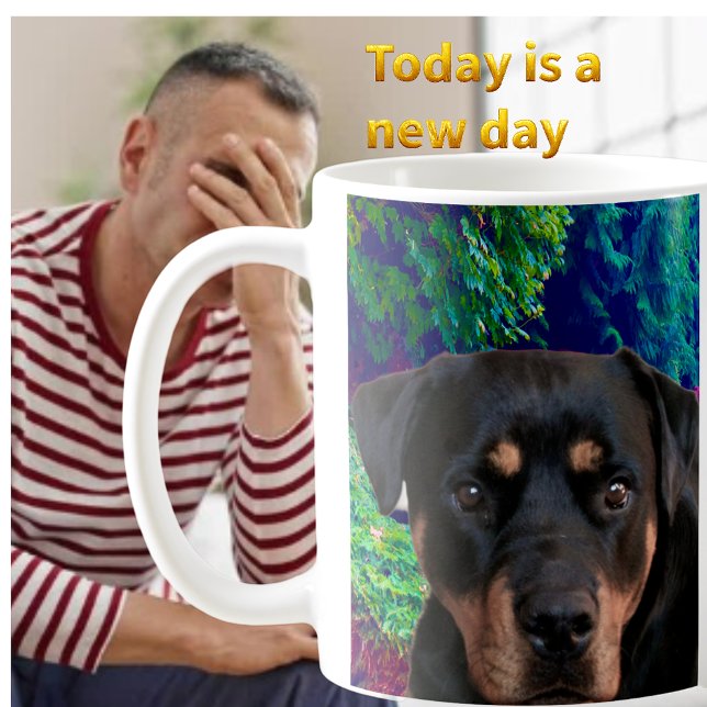 Rottweiler, Confident Guardian Coffee Mug (Creator Uploaded)