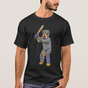Rottweiler Cricket Cricket bat T-Shirt