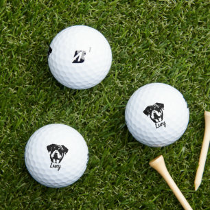 Rottweiler Custom Name Signature Golf Balls