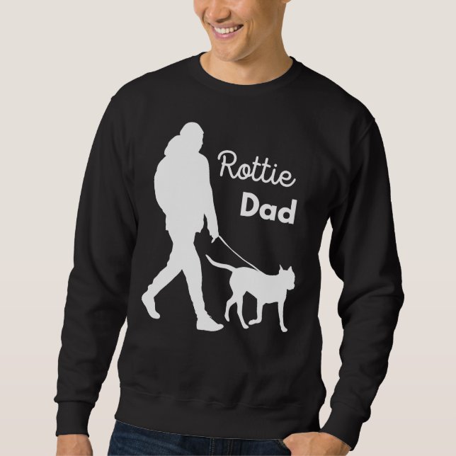 Rottweiler Dad 7 Sweatshirt (Front)