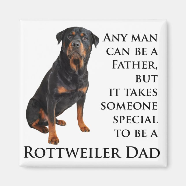Rottweiler Dad Magnet (Front)