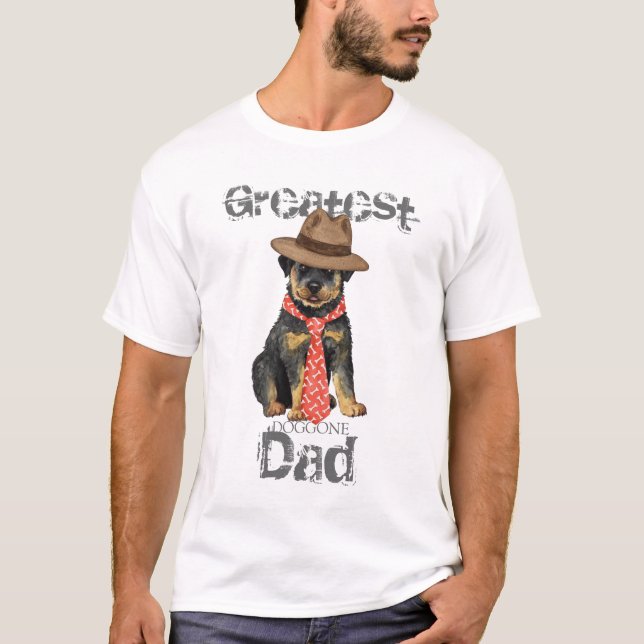 Rottweiler Dad T-Shirt (Front)