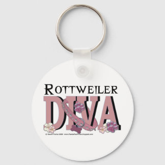 Rottweiler DIVA Keychain
