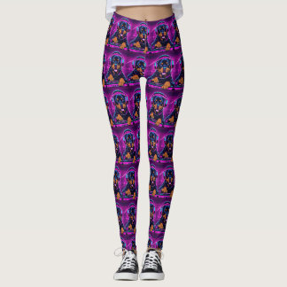 Rottweiler Djing Leggings 3