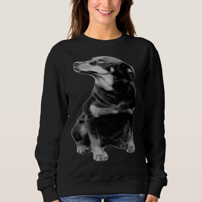 Rottweiler Dog 35 Sweatshirt (Front)
