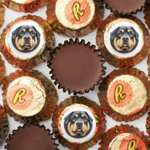 Rottweiler Dog 3D Inspired Reese's Peanut Butter Cups