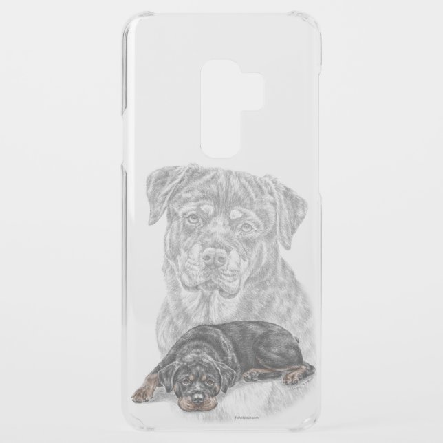Rottweiler Dog Art Uncommon Samsung Galaxy Case (Back)