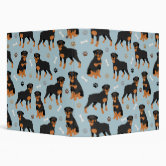 Funny Rottweiler Dog Playing Football Cartoon Spiral Notebook for