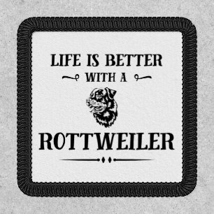 Rottweiler Dog Breed Life is Better with Patch