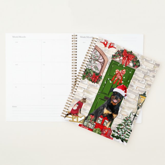 Rottweiler Dog Christmas Planner (Display)