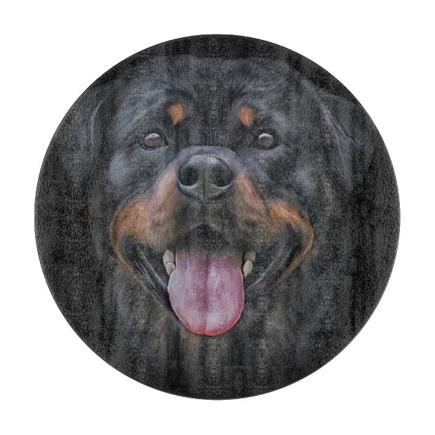 Rottweiler dog cutting board | Zazzle