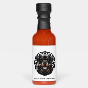 Rottweiler Dog Face Hot Sauces