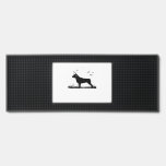 Rottweiler Dog – Halloween Moon Silhouette Oversiz Bar Mat