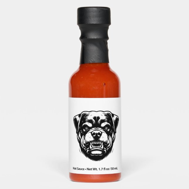 Rottweiler Dog  Hot Sauces (Front)