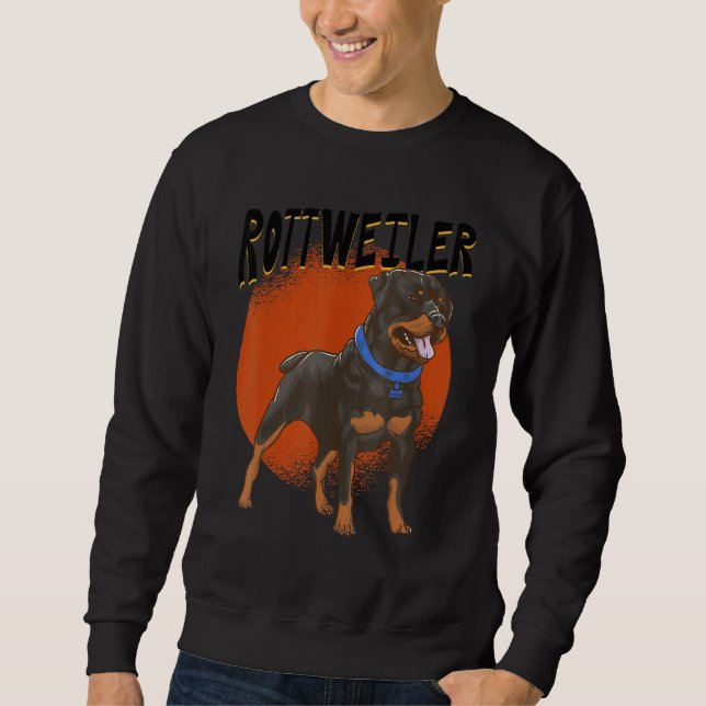 Rottweiler - Dog Identification - Dogs Lover - Dog Sweatshirt (Front)