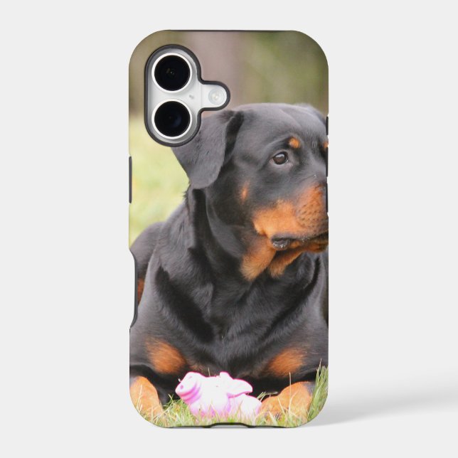 Rottweiler Dog Iphone Case (Back)