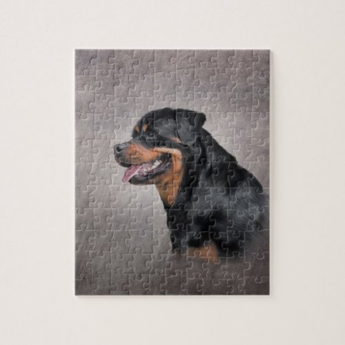 Rottweiler dog jigsaw puzzle