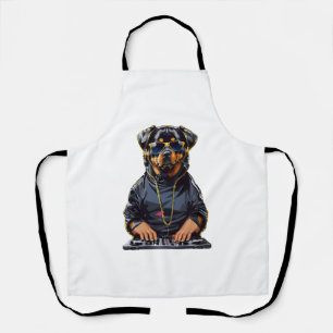Rottweiler Dog Kimono Apron