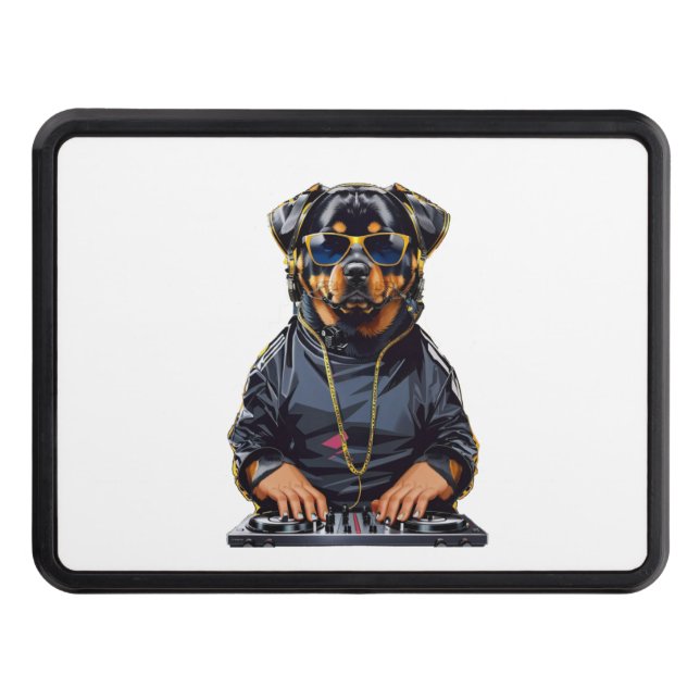 Rottweiler Dog Kimono   Hitch Cover (Front)