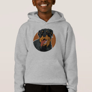 Rottweiler Dog Lover Design Hoodie