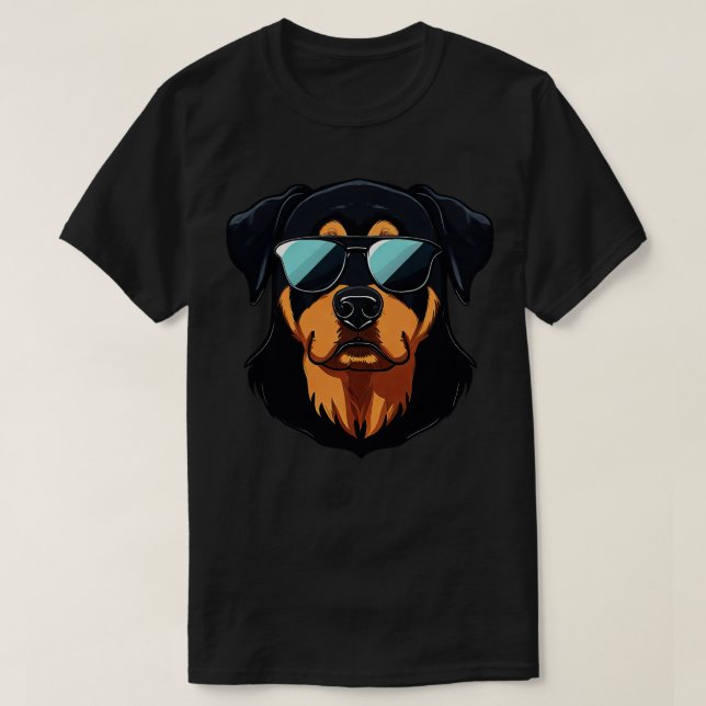 Rottweiler dog lover T-Shirt (Design Front)