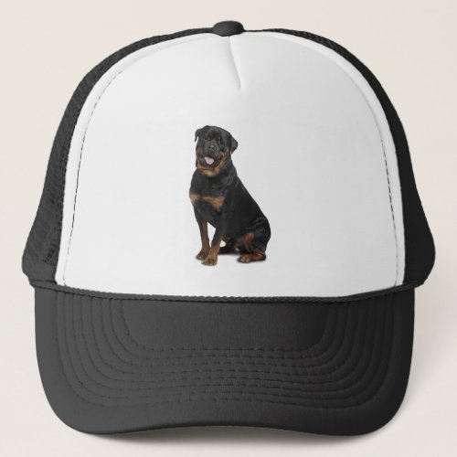 Rottweiler Dog Pet Animal Custom Trucker Hat