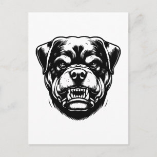 Rottweiler Dog Postcard