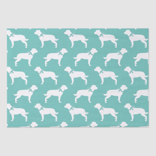 Rottweiler Dog Puppy Rottie Tissue Paper (Front)