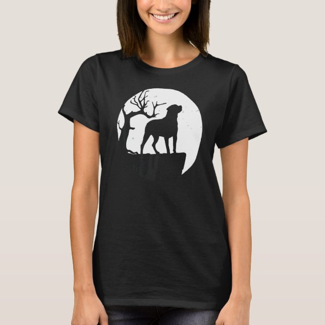 Rottweiler Dog Retro T-Shirt (Front)