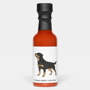 Rottweiler Dog, Rottweiler Dog Standing Hot Sauces