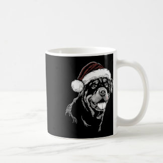 Rottweiler Dog Santa Hat Christmas Xmas Pajama  Coffee Mug