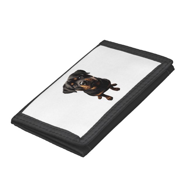 rottweiler dog tri-fold wallet (Bottom)