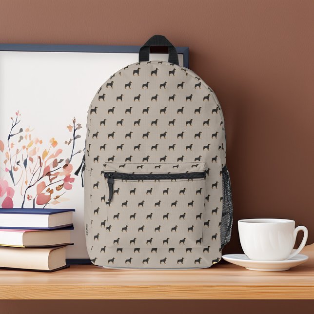 Rottweiler Dogs Pattern Personalized Printed Backpack (Creator Uploaded)