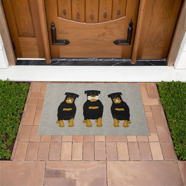 Rottweiler Doormat (Outdoor)