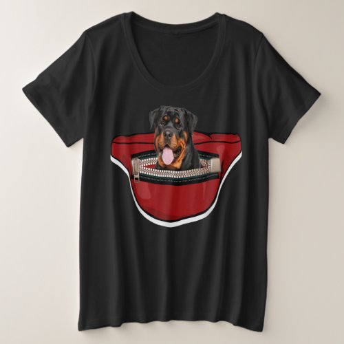 rottweiler fanny pack bum bag dropbag T_shirt