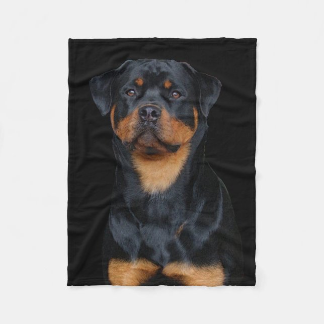 Rottweiler   fleece blanket (Front)