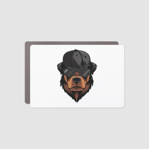 Rottweiler Gangster Car Magnet