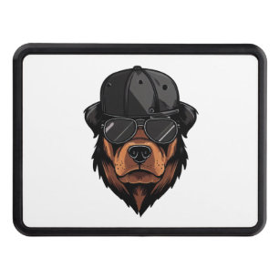 Rottweiler Gangster Hitch Cover